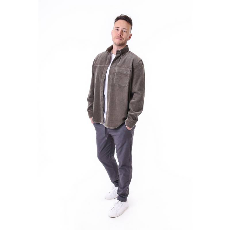 Kleinigkeit Cord Cobain Langarmhemd Herren