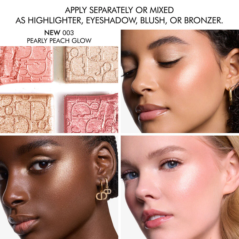 Dior Backstage Glow Maximizer Palette - Paleta za lice, Highlighteri i Kompaktno rumenilo