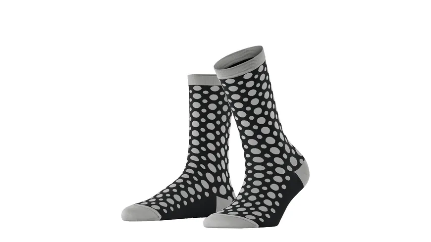 FALKE Damen Socken Mirage Dot schwarz