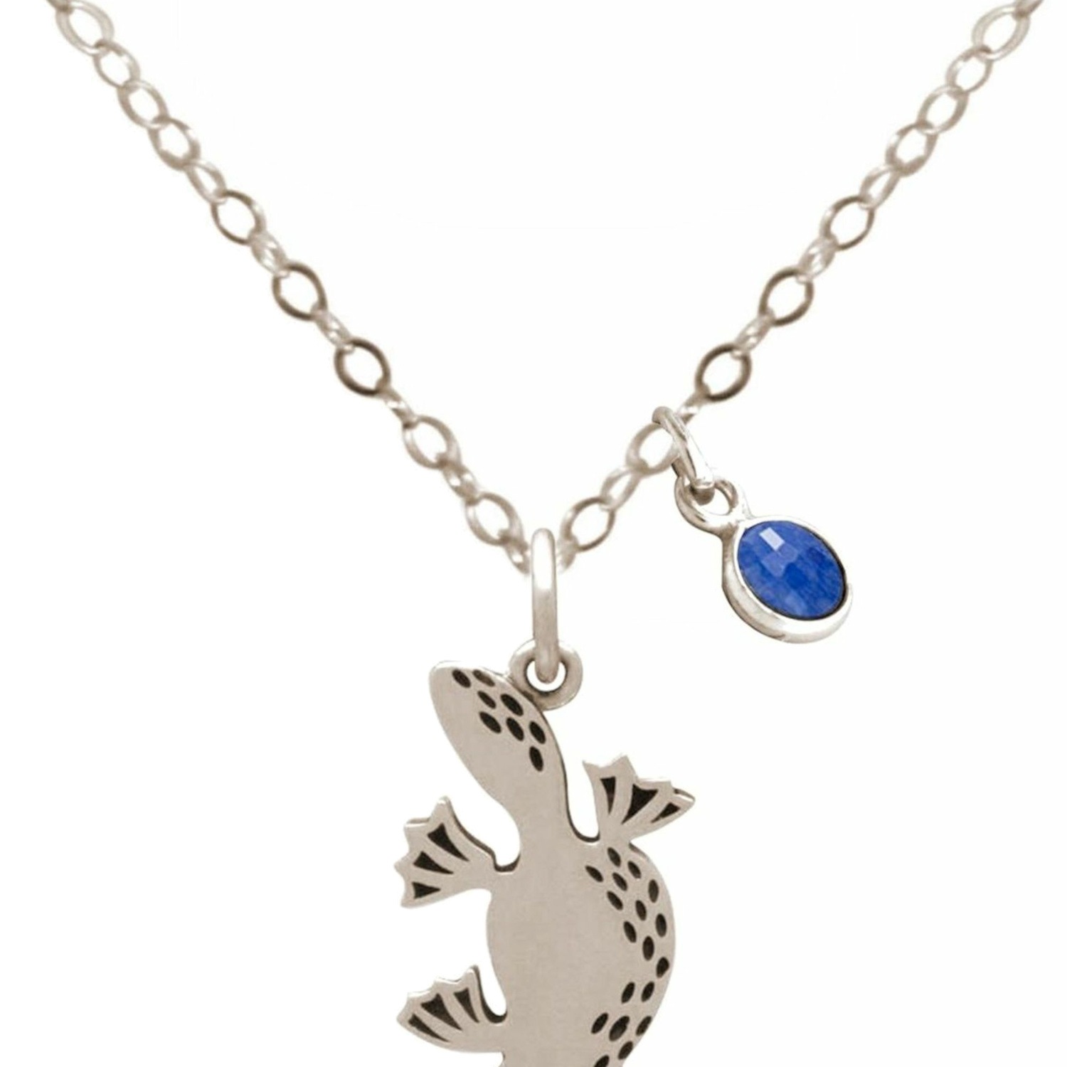 Kette mit Anhänger 'Schnabeltier SAPHIR'