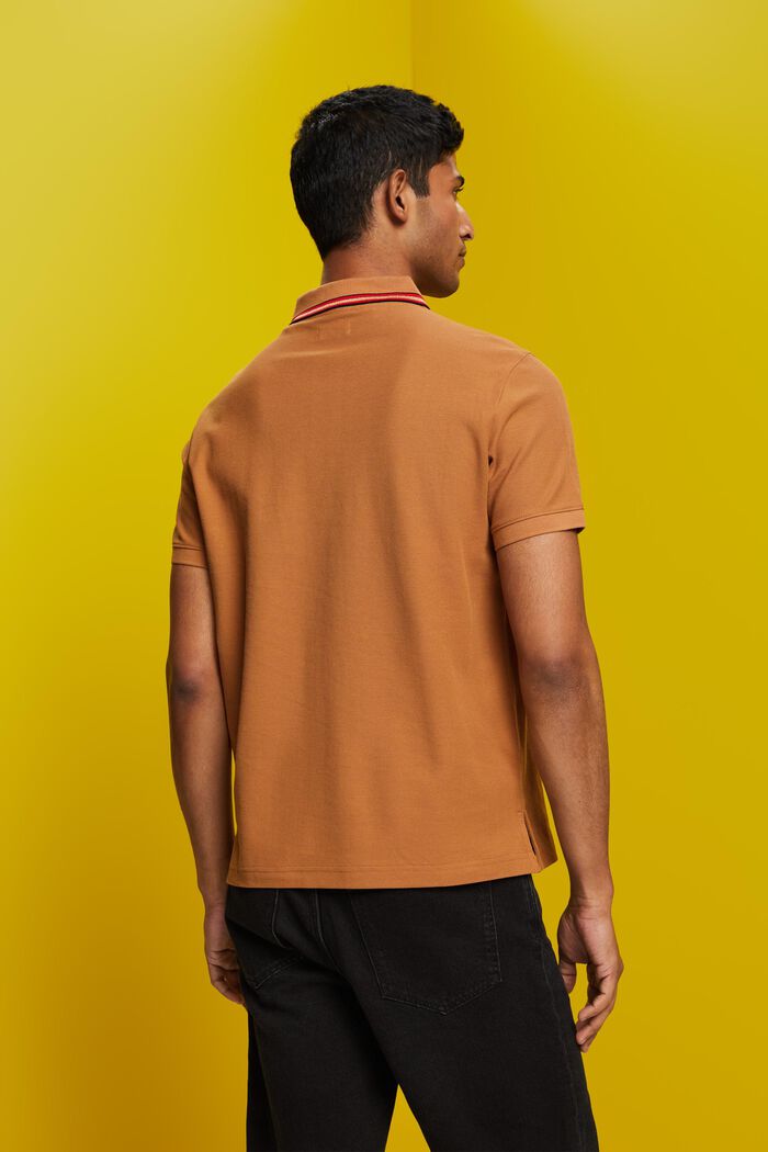 Piqué-Poloshirt mit Glitzer, 100 % Baumwolle