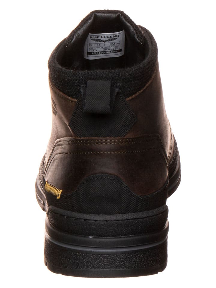 PME Legend Leder-Boots in Braun günstig kaufen