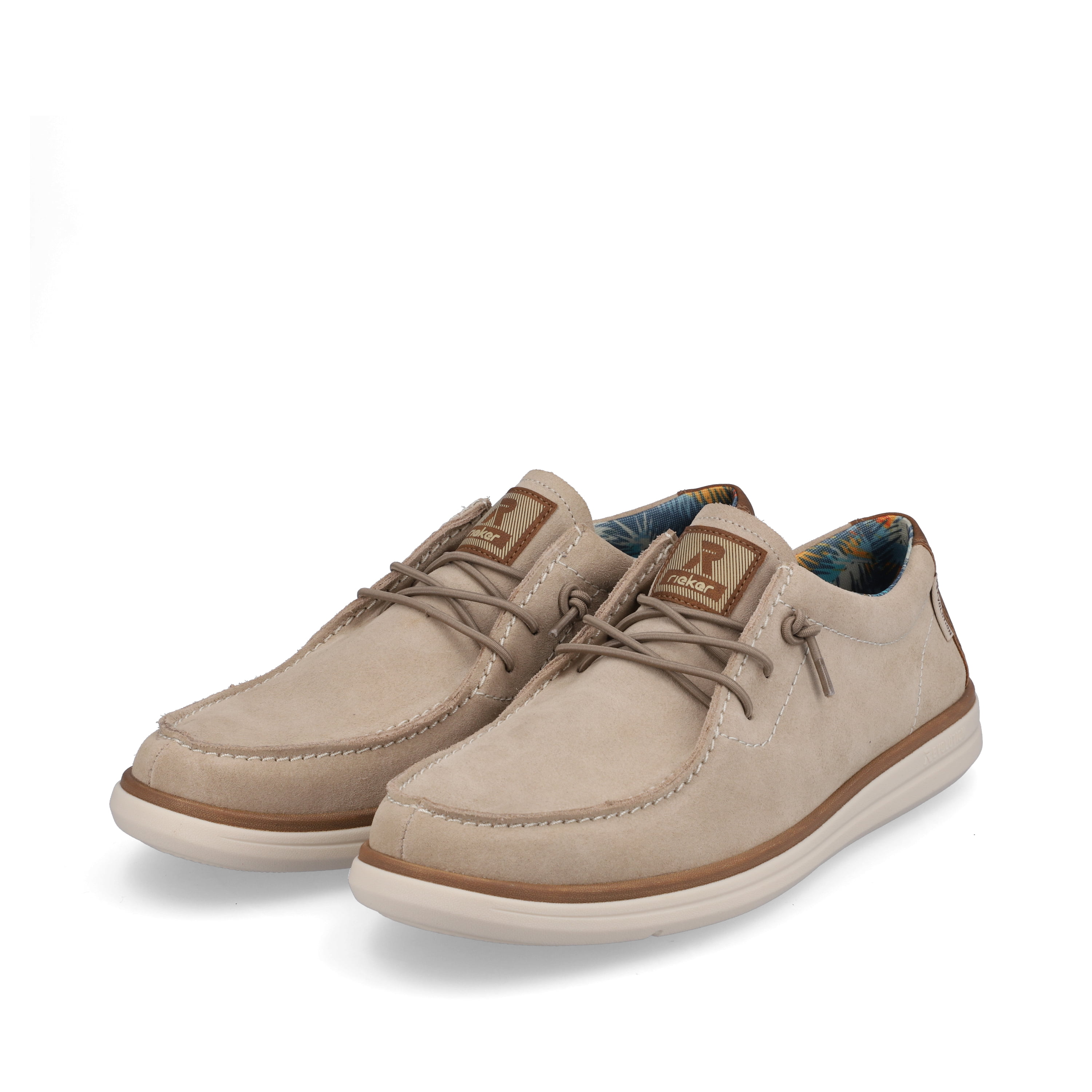 Rieker Herren Slipper cream beige