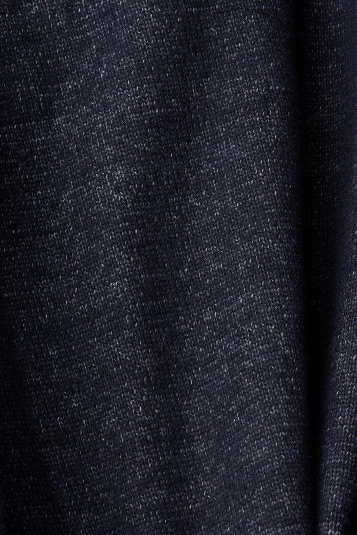 Oversize-Rollkragenpullover mit Logo