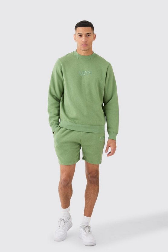 Kurzer Man Sweatshirt-Trainingsanzug
