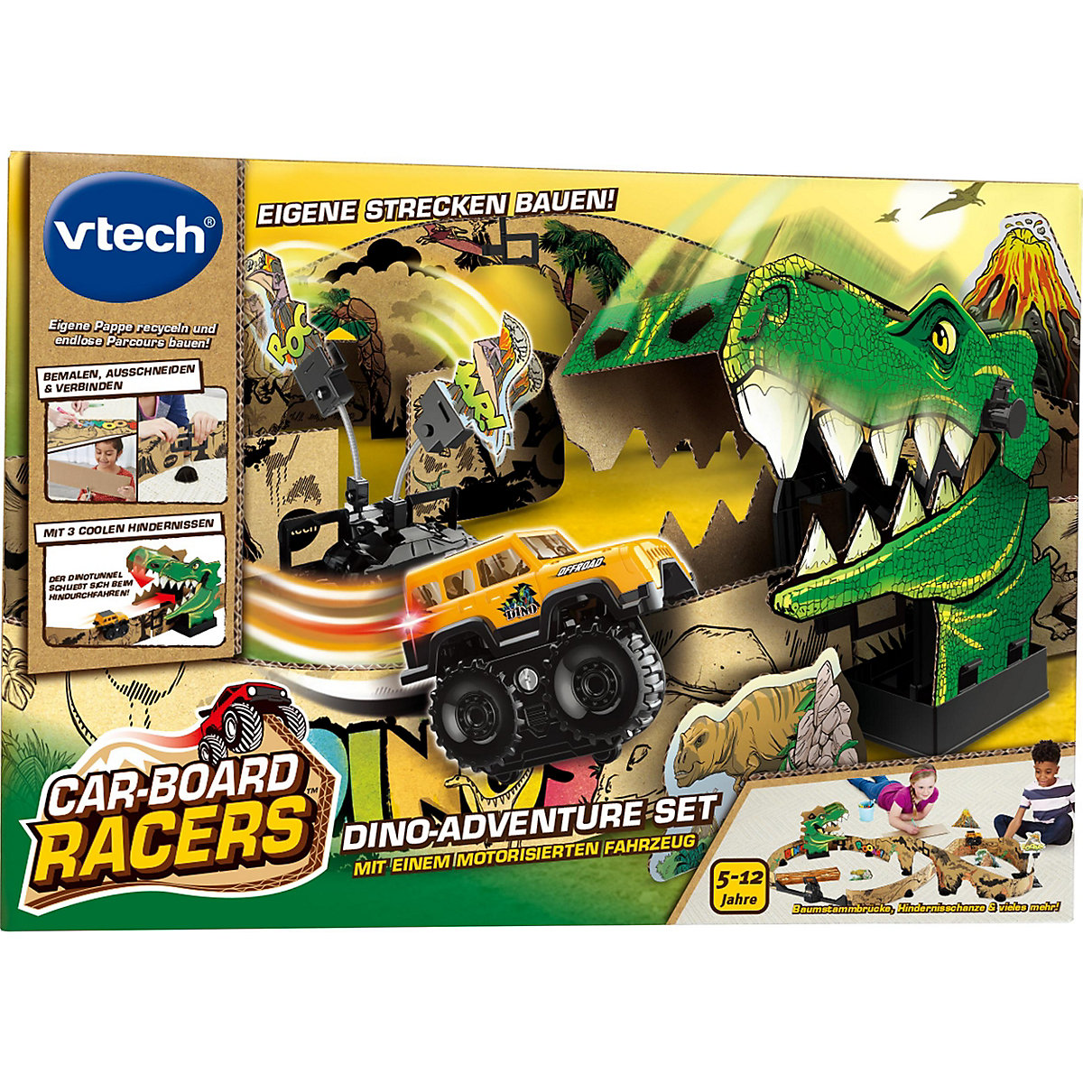 Car-Board Racers - Dino-Adventure Set