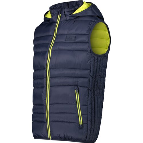 HERREN WESTE MAN VEST ZIP HOOD