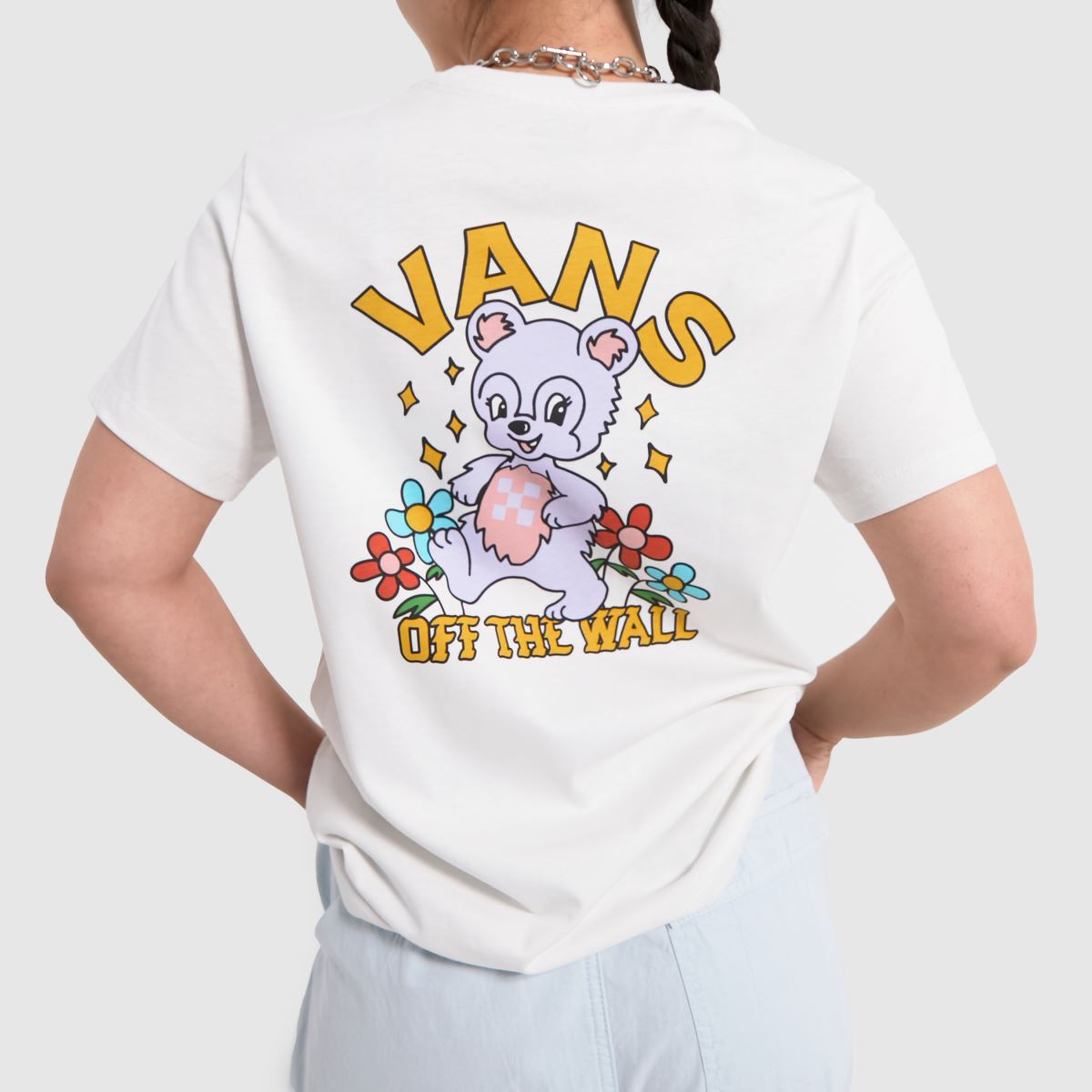 Vans Bear with Me póló fehér színben