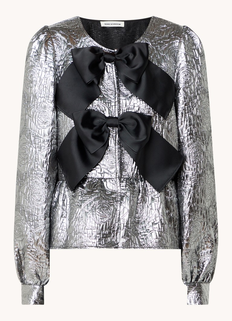 Sofie Schnoor Sadie blouse with metallic finish