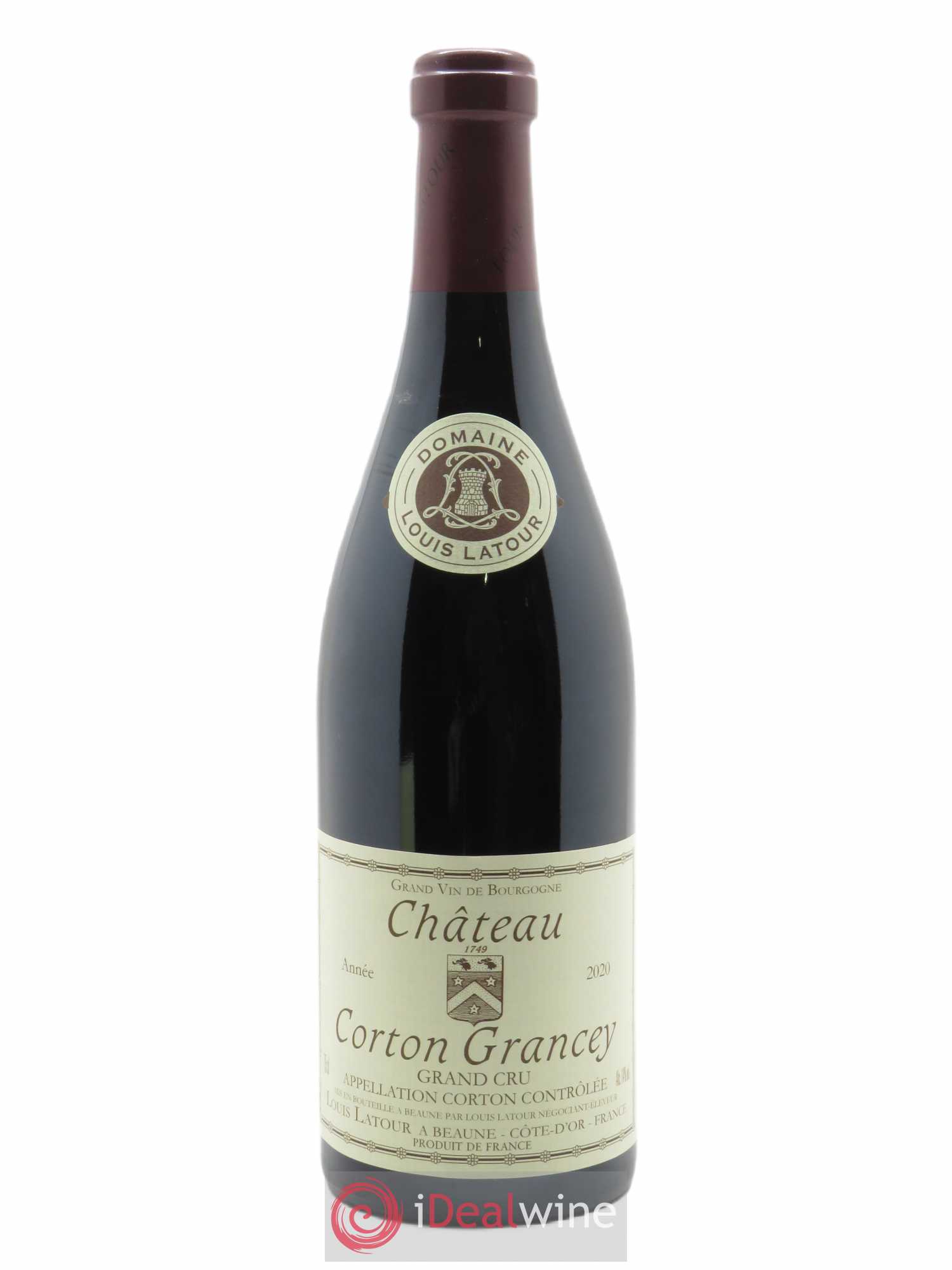 Corton Grand Cru Château Corton Grancey Louis Latour (CBO à partir de 6 BTS) 2020 - Lot de 1 Bouteille