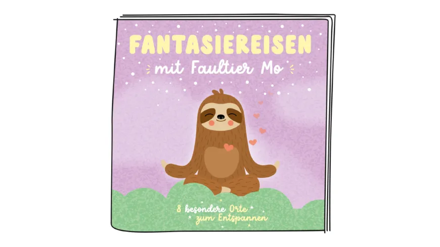 tonies - Hörfigur für die Toniebox: Fantasiereisen mit Faultier Mo: 8 besondere Orte zum Entspannen