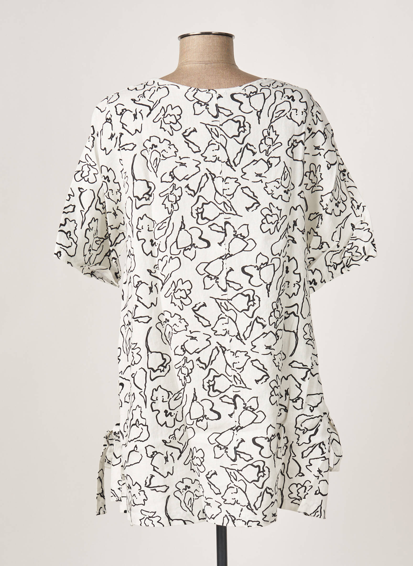 G Oze Tuniquemanchecourte Femme couleur blanc
