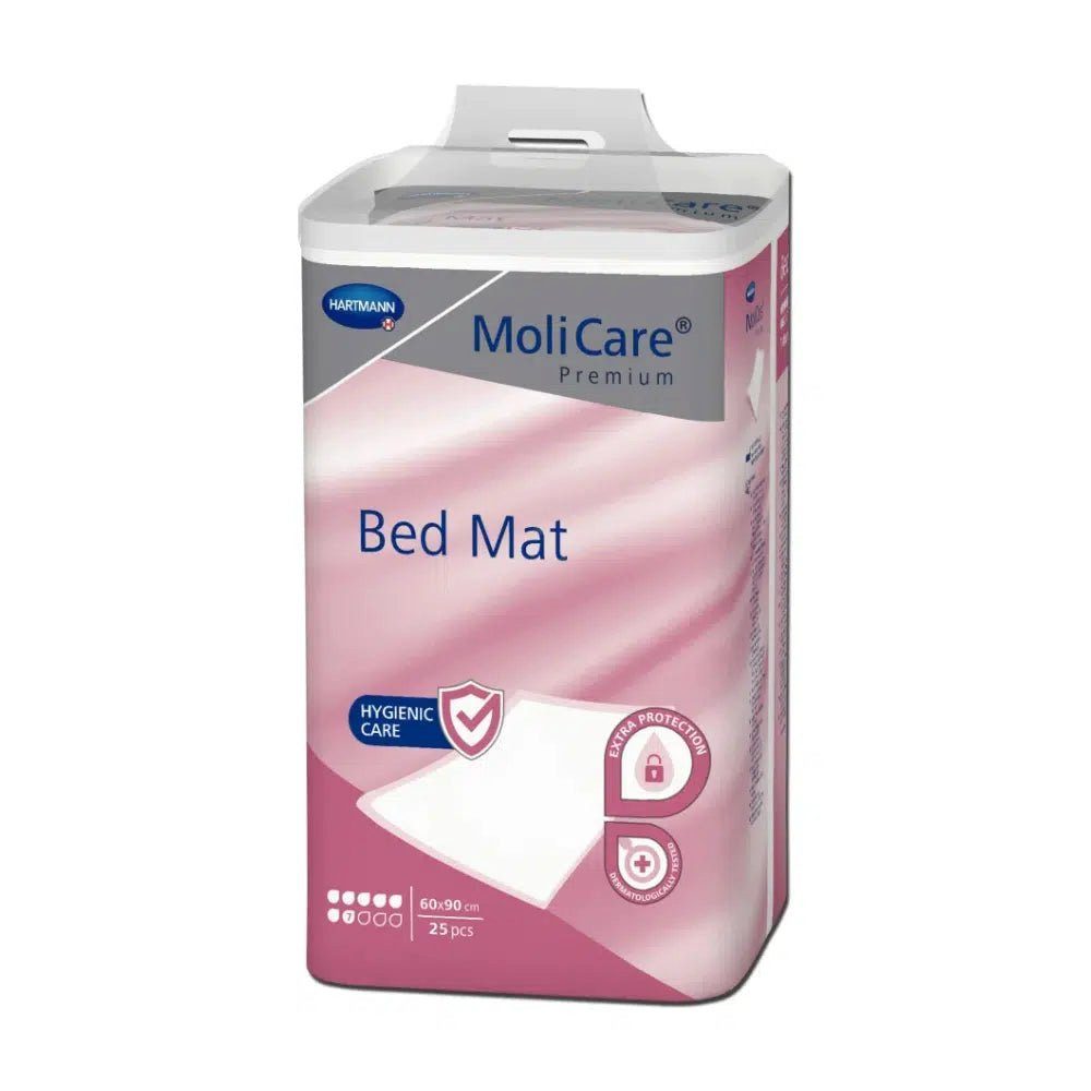 Inkontinenzauflage 4x MoliCare® Premium Bed Mat Bettschutzunterlage 7 Tropfen - 30 Stück PAUL HARTMANN AG