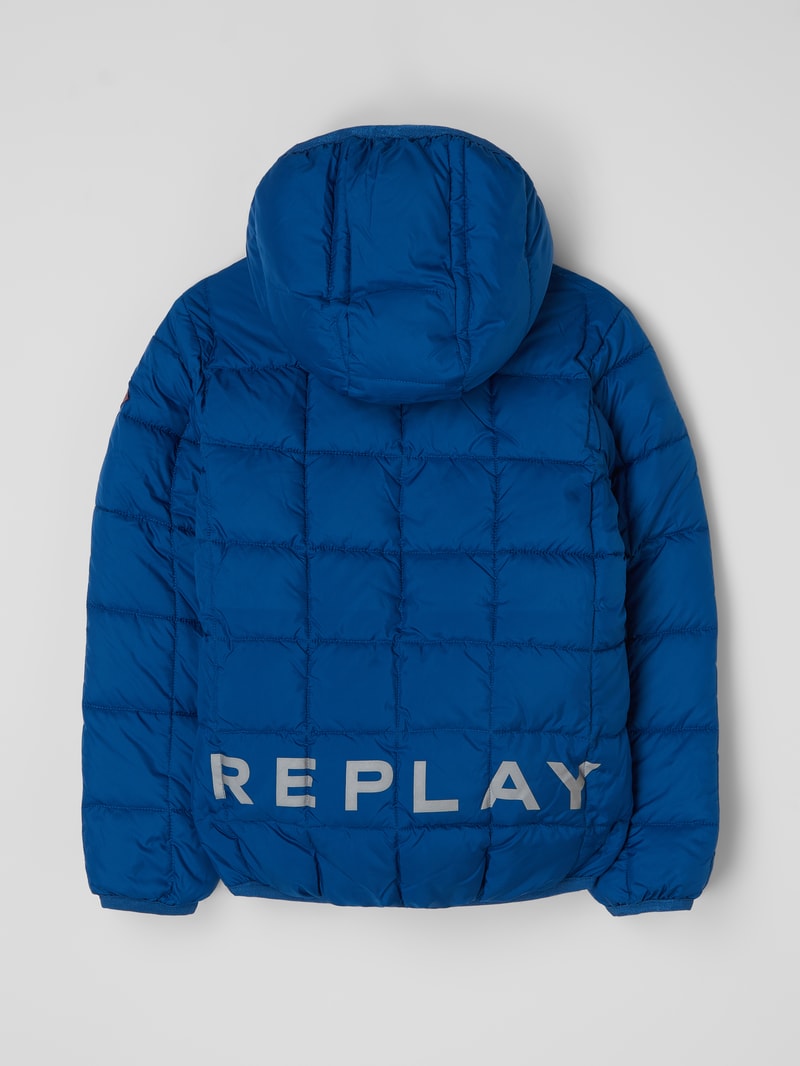 Steppjacke mit Wattierung in royalblau