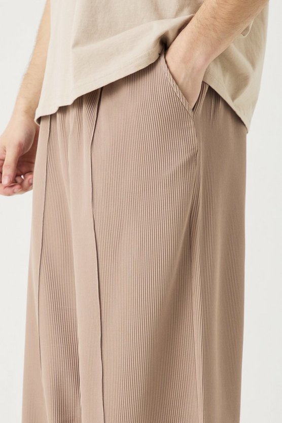 Tall Hose mit weitem Bein und elastischem Bund