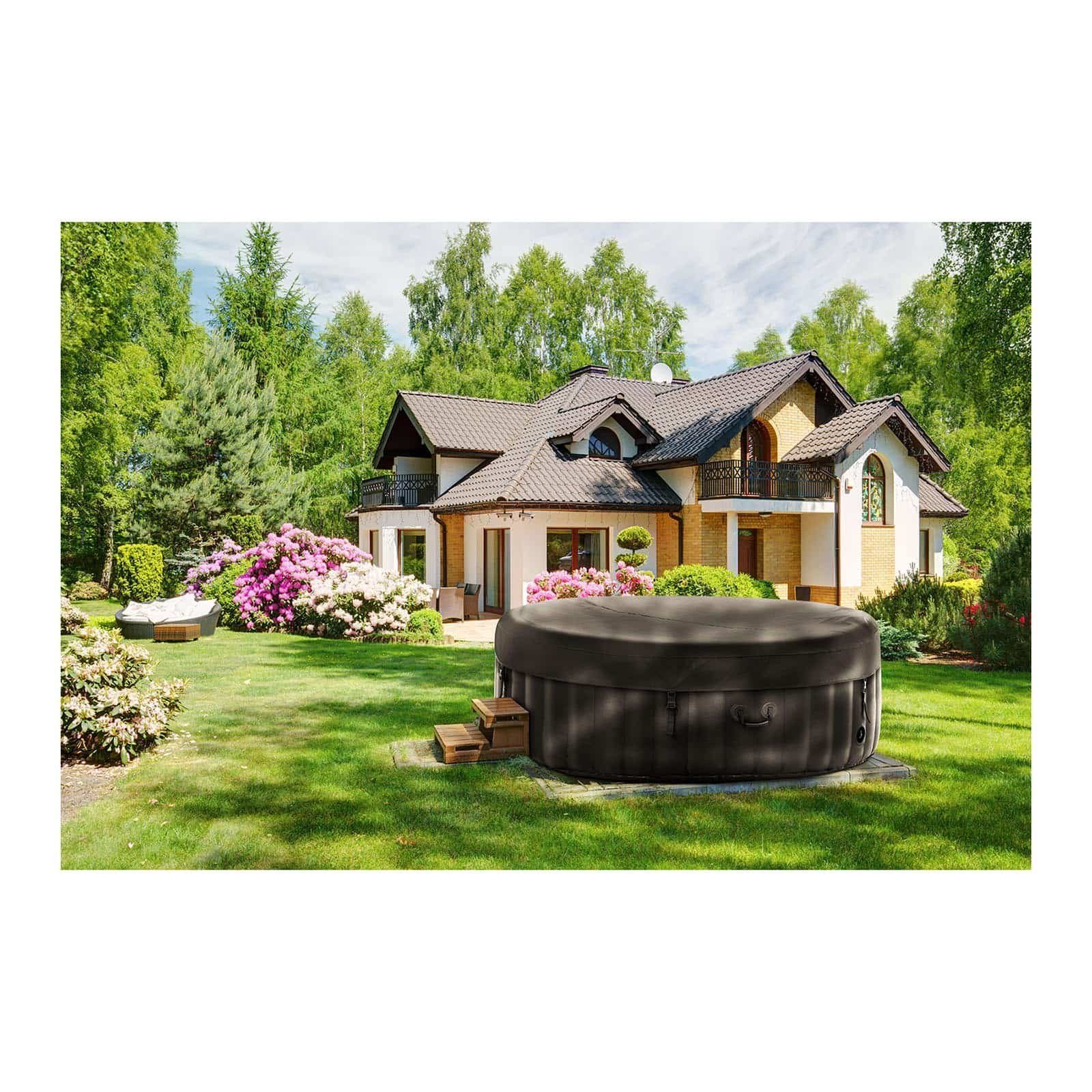 Uniprodo Whirlpool Whirlpool aufblasbar Sprudelbad 1.000 l 6 Personen 130 Düsen