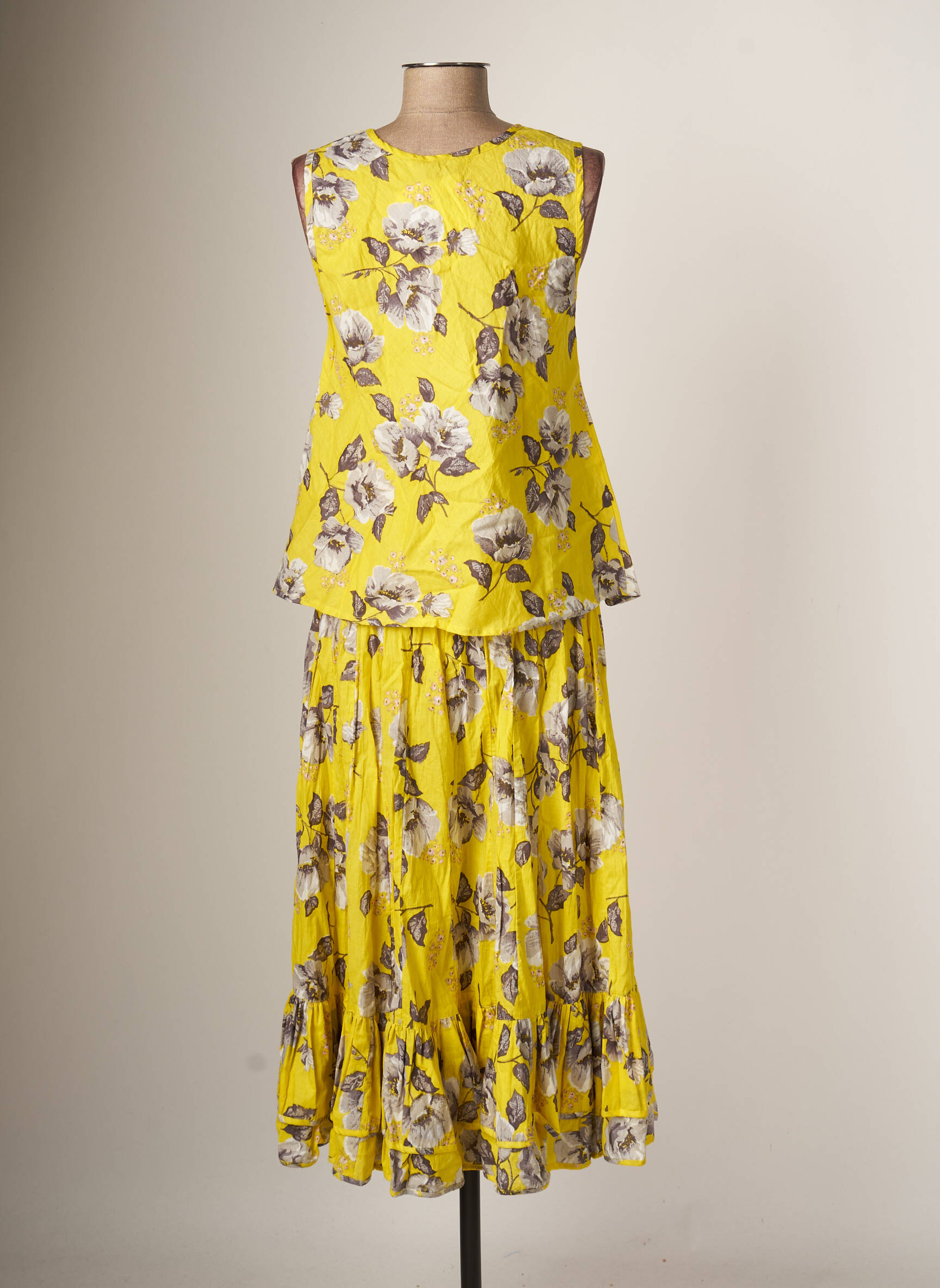 Dress Addict Ensembles Jupe Femme couleur jaune