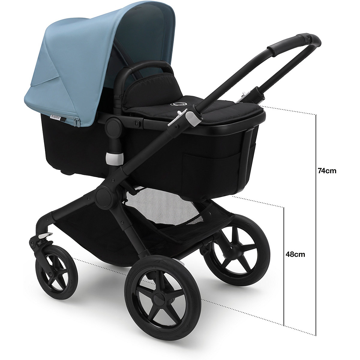 Bugaboo Fox2 complete BLACK/GREY MELANGE-GREY MELANGE
