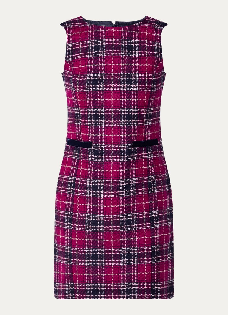 Rochie mini Hobbs Margot Check din lână