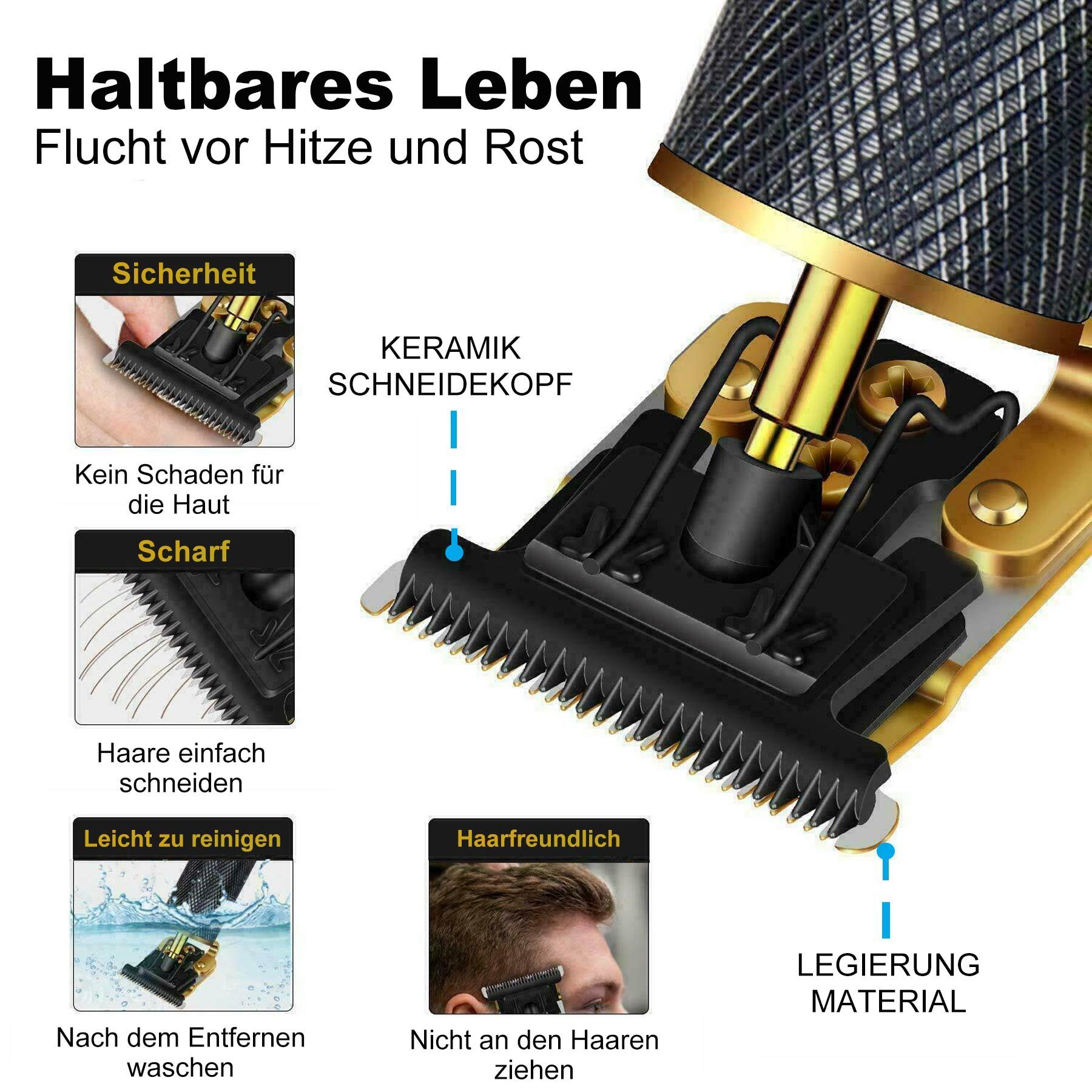 7Magic Haarschneider, Elektrischer Wireless Haartrimmer, Rasierapparat
