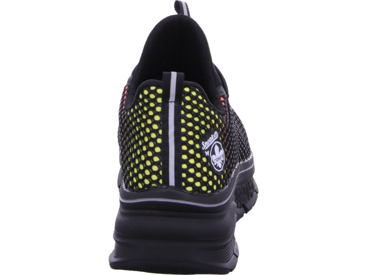 RIEKER Sportliche Slipper schwarz