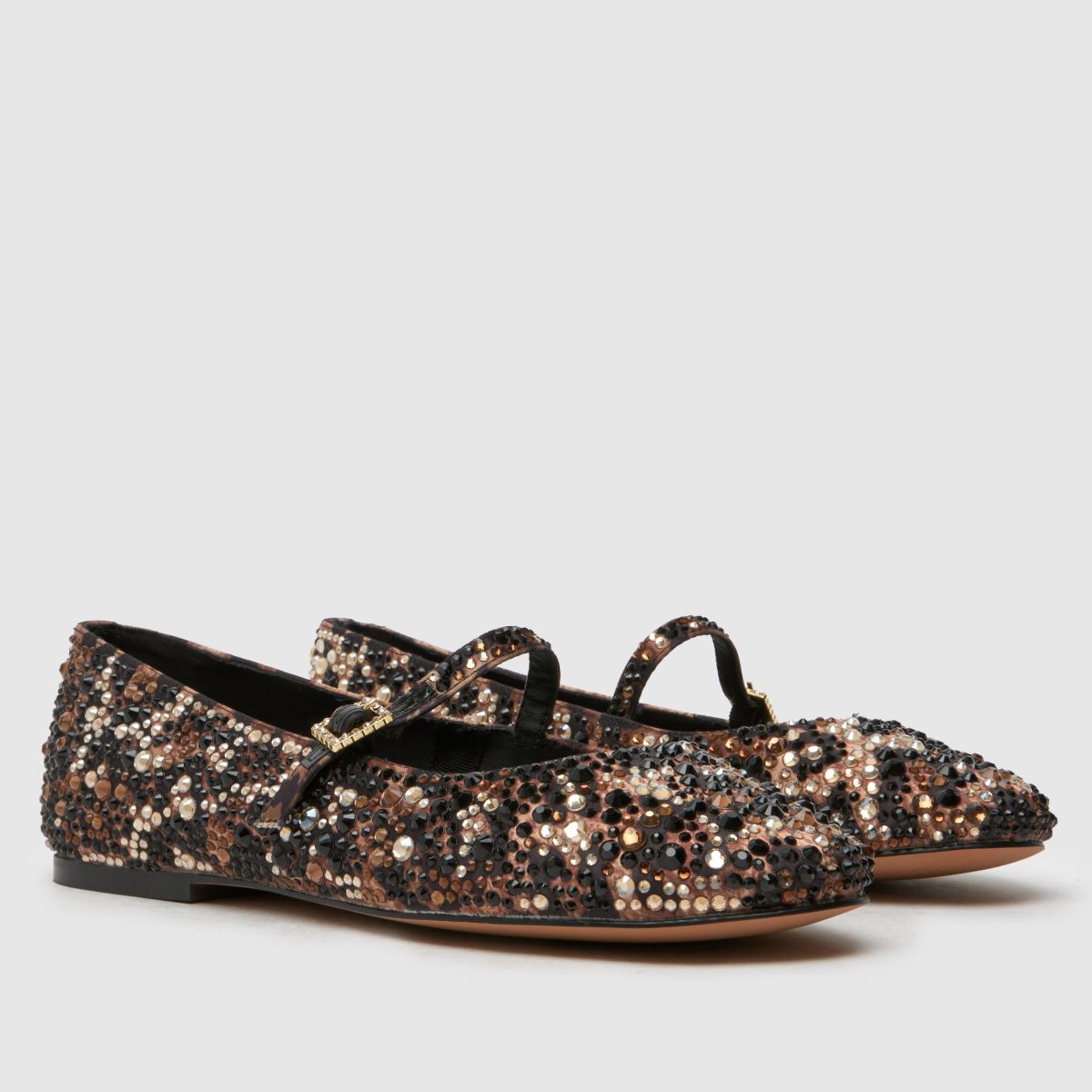 Steve Madden – Brissa-r – Mönstrade ballerinaskor med platta platta skor