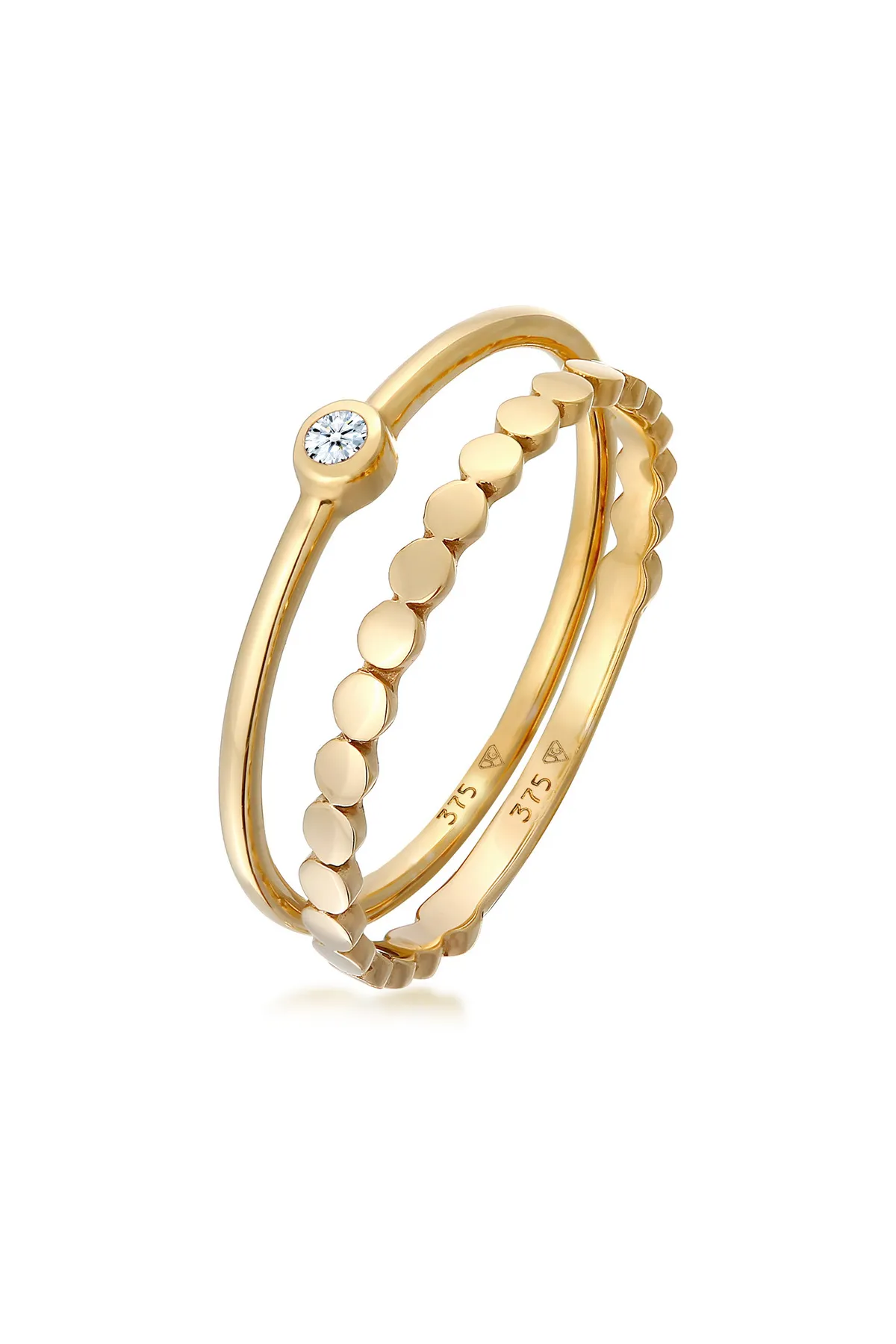 ELLI  Ring - Goldfarben - Diamant