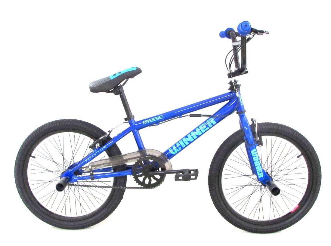 T&Y Trade BMX-Rad 20 ZOLL BMX KINDER FAHRRAD RAD 360° ROTOR Freestyle WINNER BLAU BIKE, 360° Rotor, Kettenschutz, Pegs