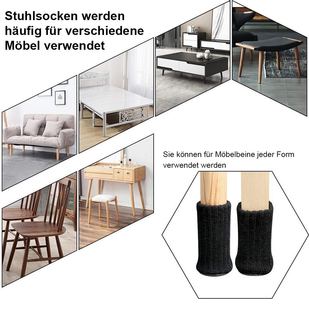 Jormftte Tischsitz Stuhlbeinschutzvorrichtung, elastischer, Machen Sie Ihr Haus komfortabler und attraktiver.