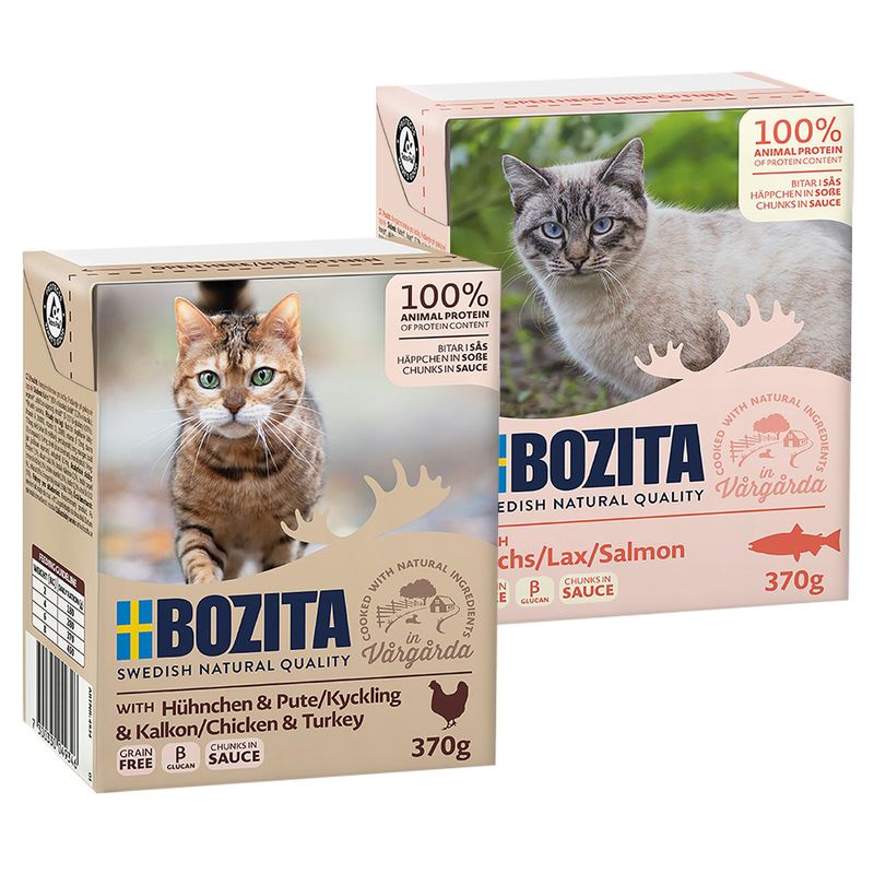 Sparpaket Bozita Tetra Häppchen in Soße 24 x 370 g