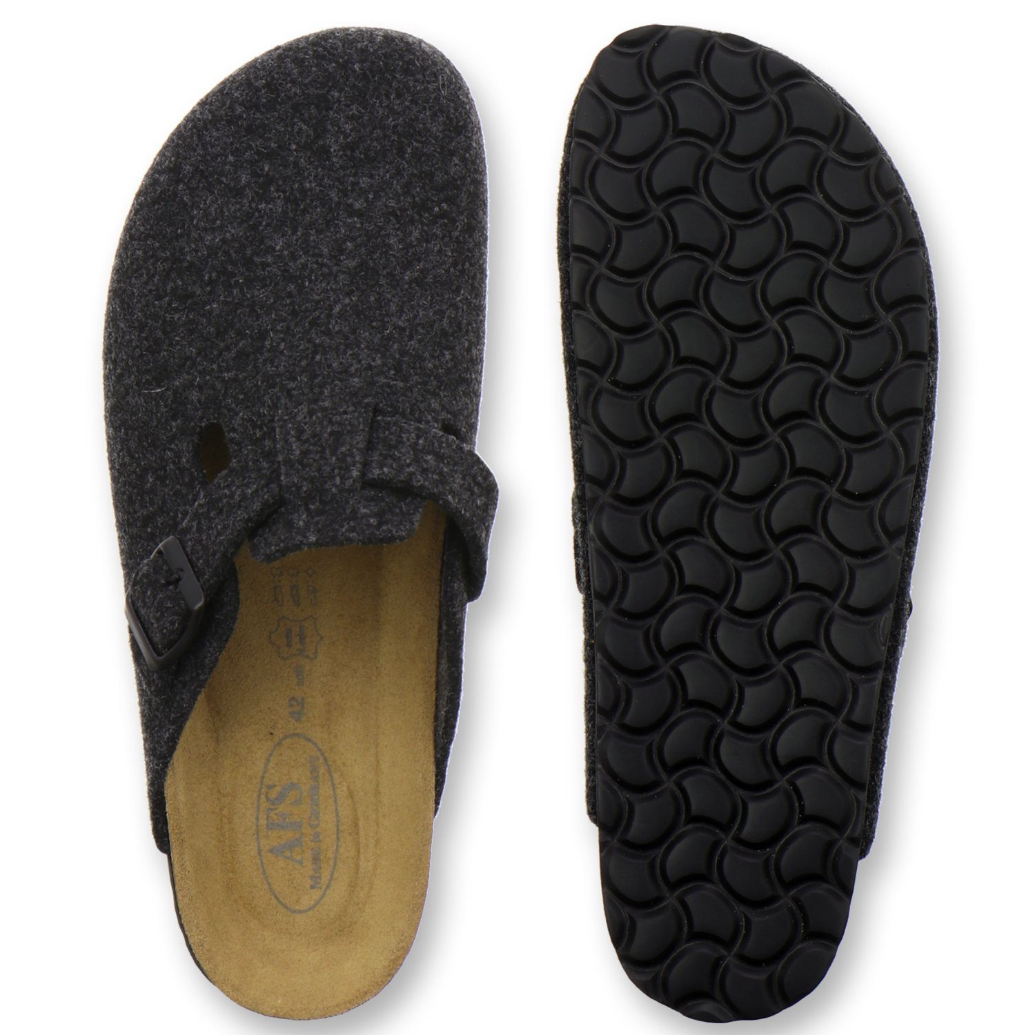AFS-Schuhe 36900 Hausschuh für Herren aus Filz, Made in Germany