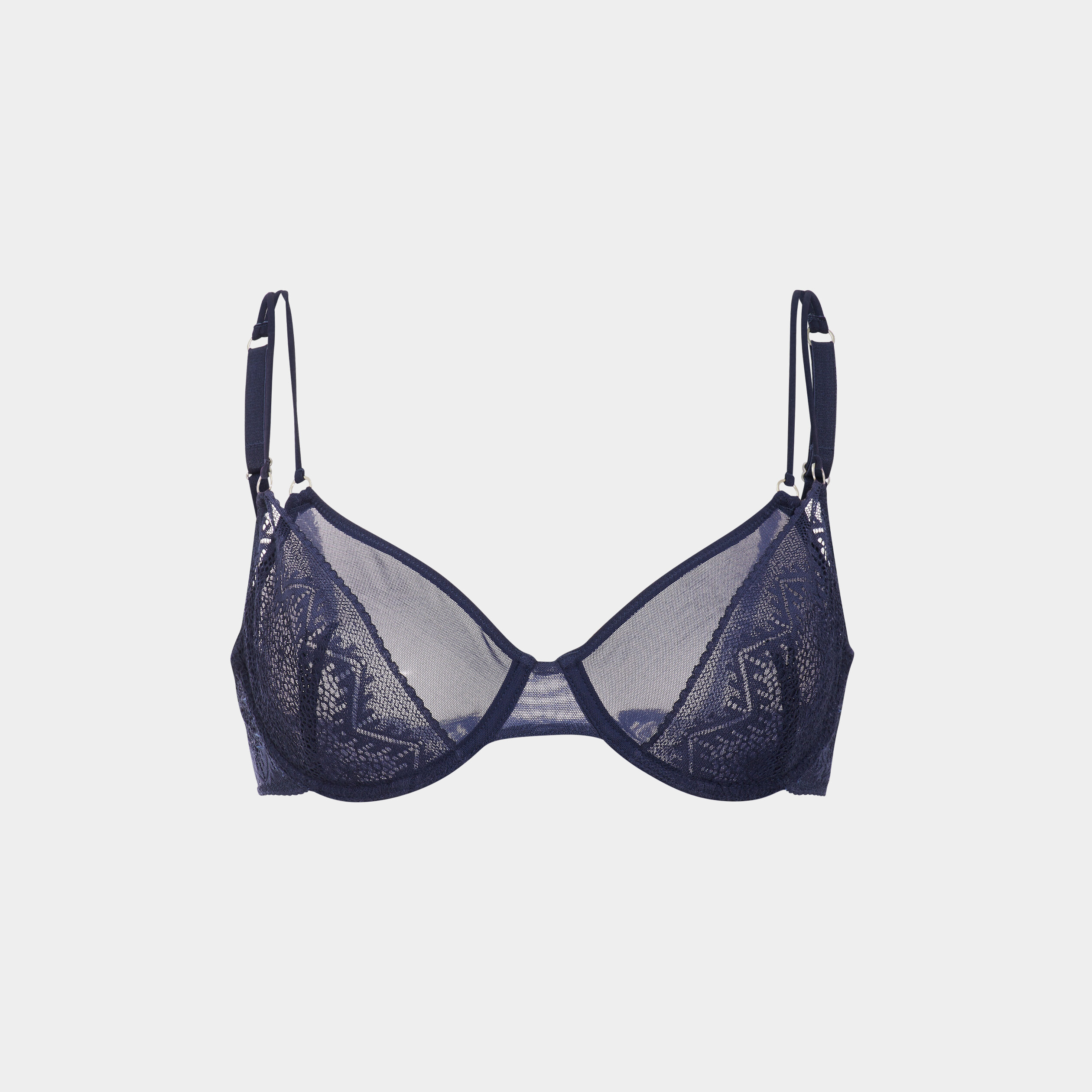 Soutien-gorge emboîtant sans coque bleu marine femme | La Halle
