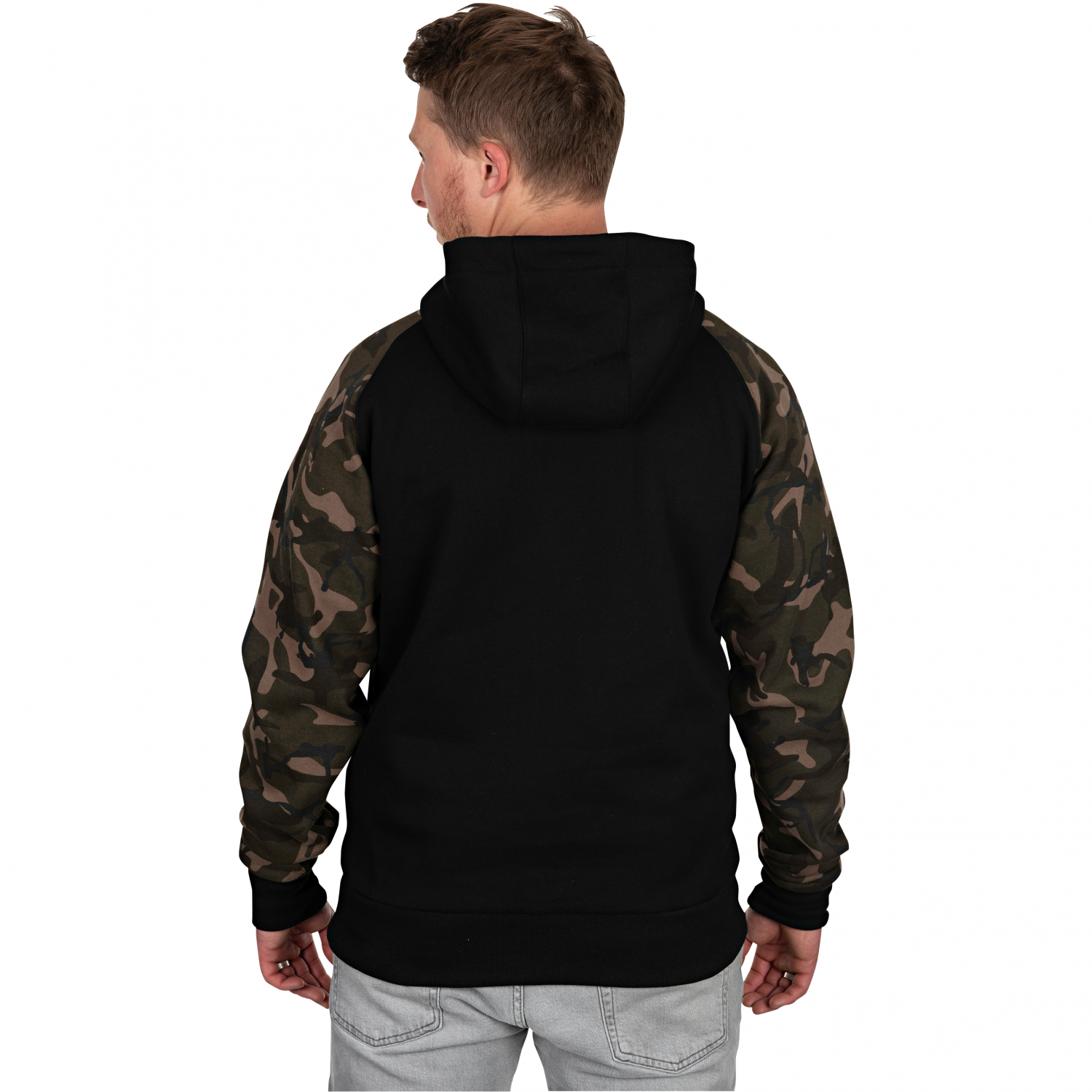 Fox Carp Hoody Raglan Black/Camo