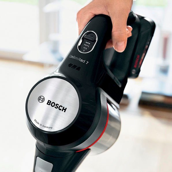 BOSCH Akku-Stielstaubsauger Unlimited 7 BKS711XXL, beutellos, 40 Min. Laufzeit, knickbares Rohr, inkl. umfangreichen Zubehör