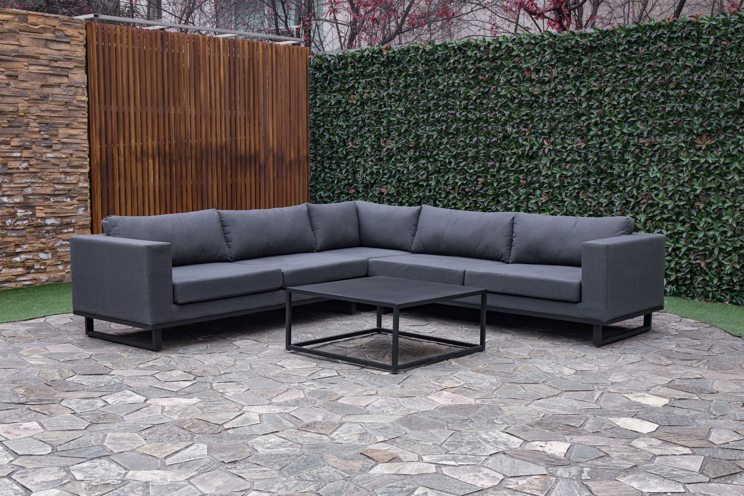 OUTDOORGartenlounge Set Sunbrella