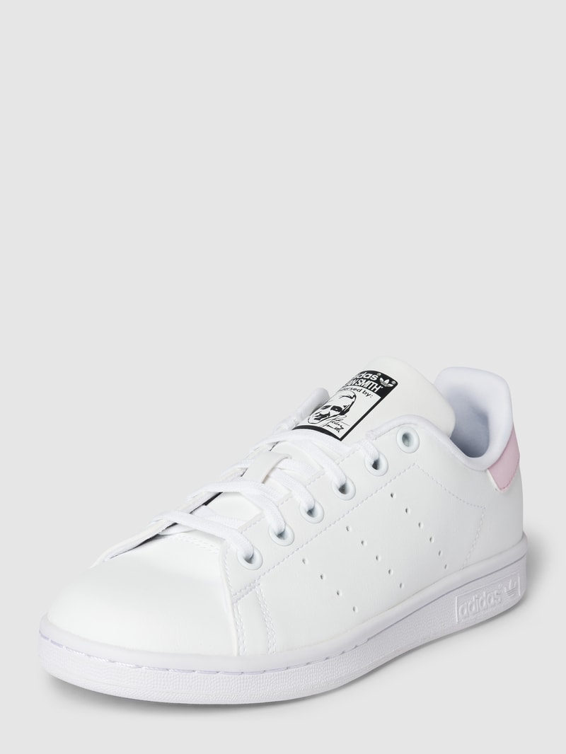Sneaker mit Label-Print Modell 'STAN SMITH' in weiß