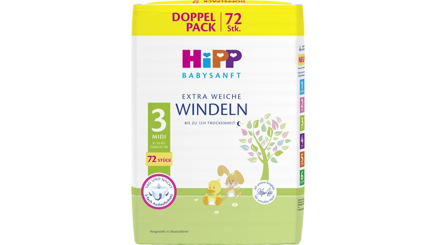 HiPP Babysanft Windeln Midi 3
