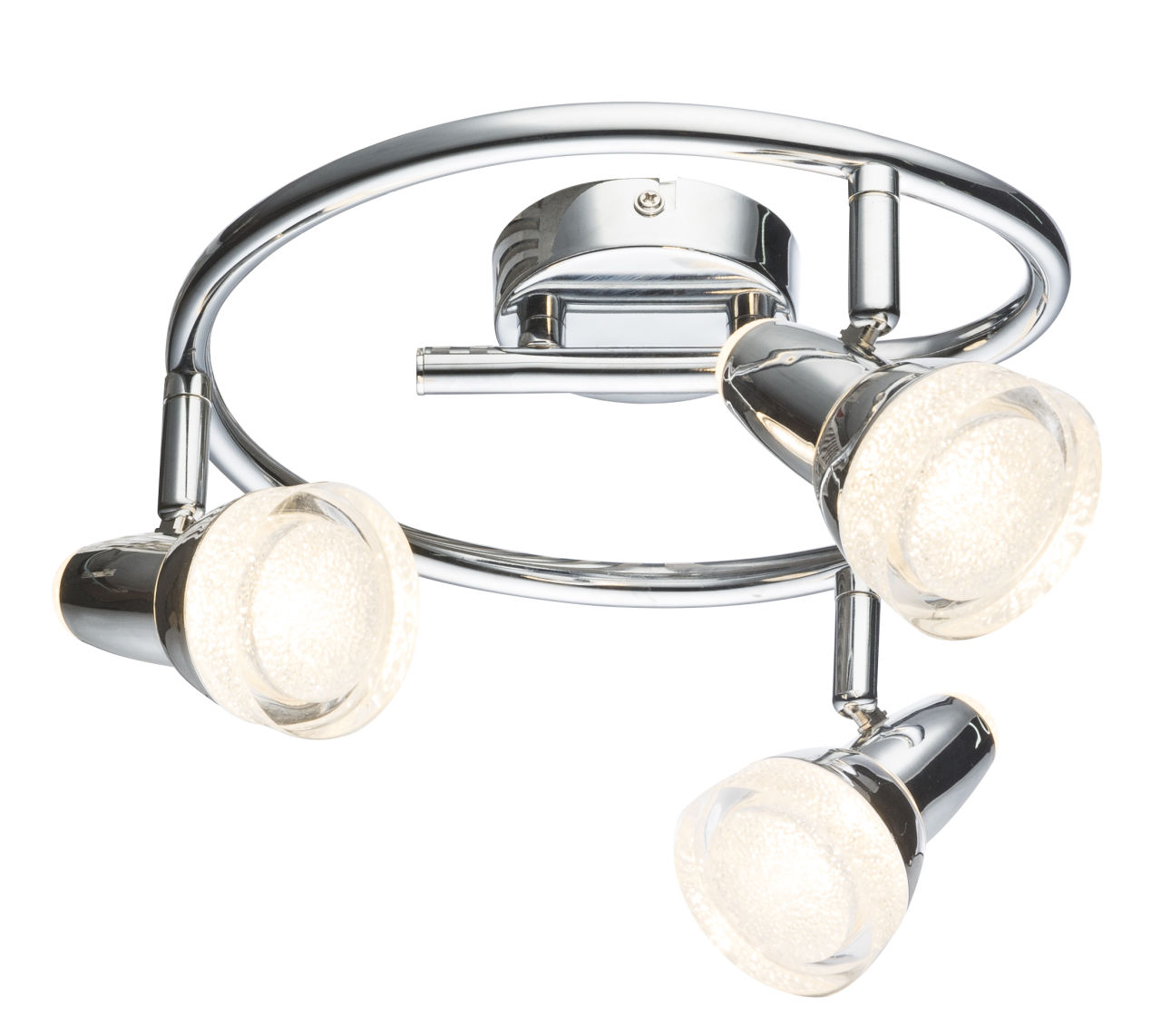Globo Lighting - ALASKA - LED Strahler Metall verchromt, 3x LED