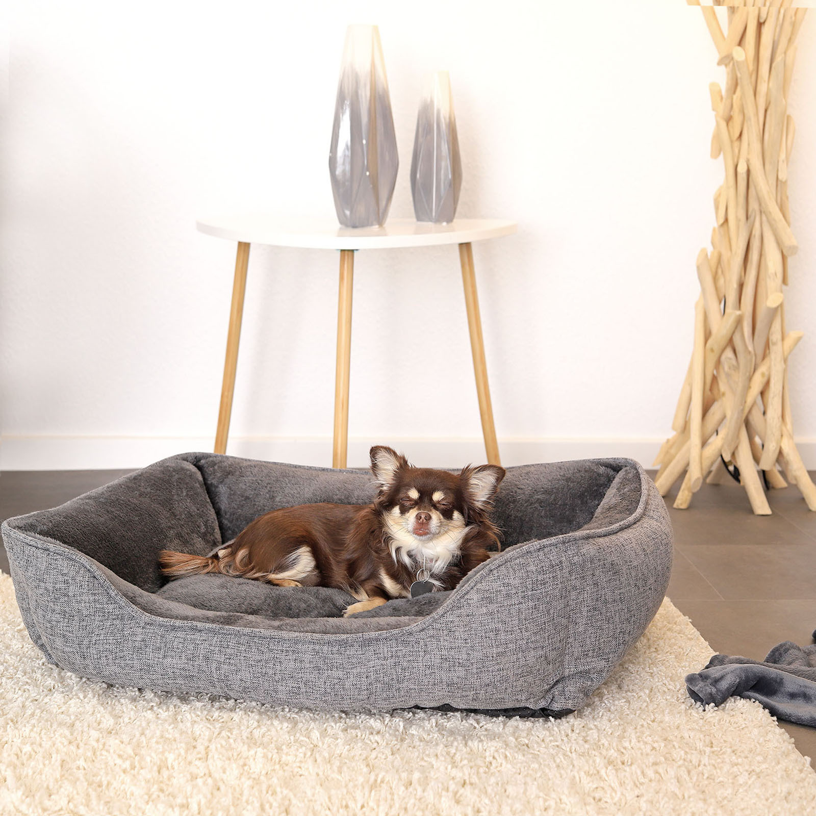 Lionto Hundebetten Lionto Hundebett meliert grau S
