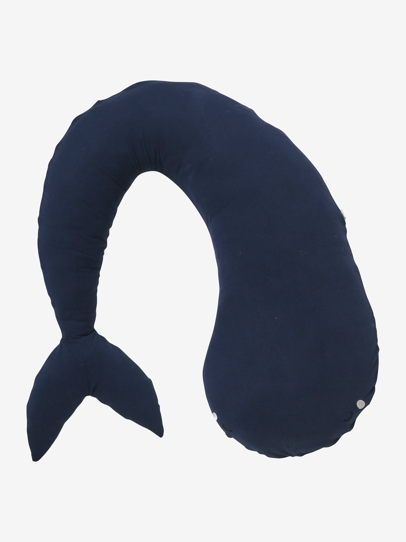 Vertbaudet Baby Stillkissen Wal, 160cm Oeko-Tex - blau/wollweiß