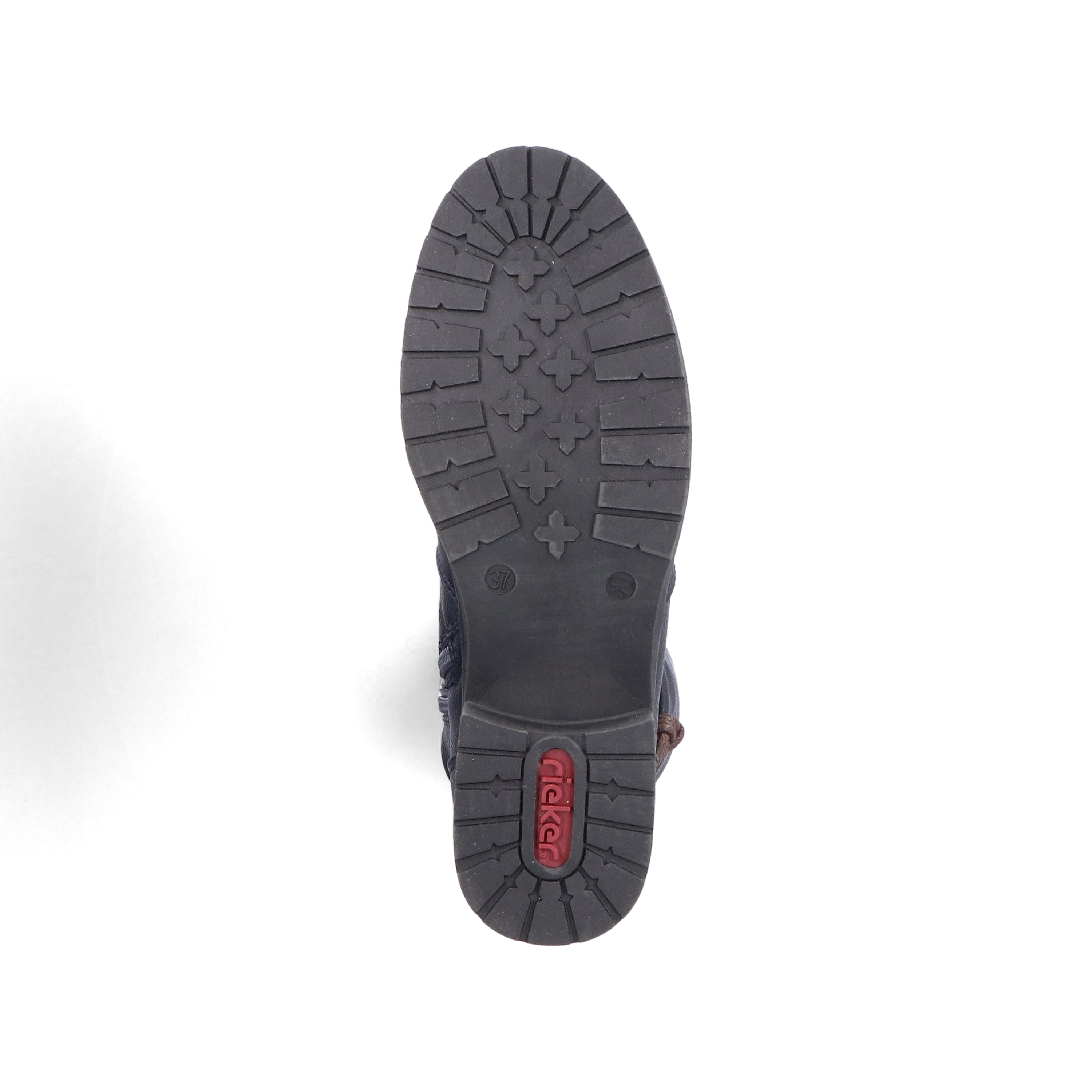 Rieker Damen Hochschaftstiefel graublau