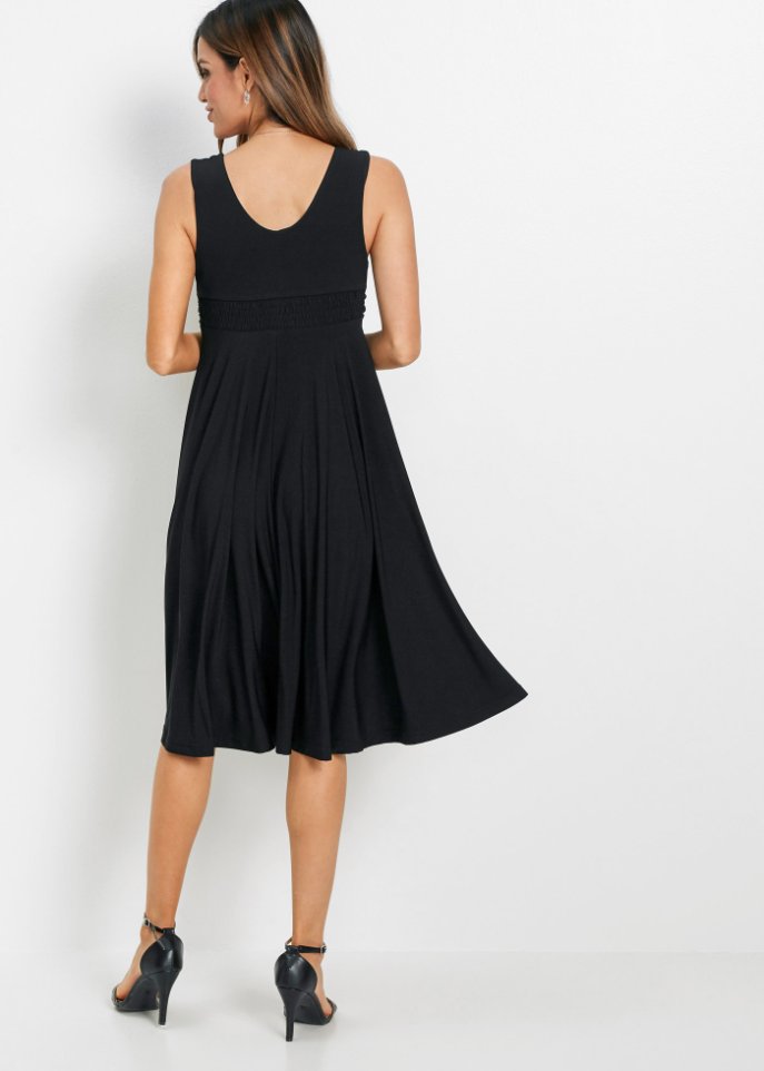 Shirtkleid mit V-Ausschnitt