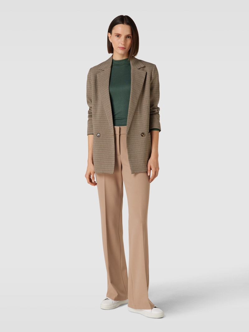 Longsleeve mit Stehkragen in khaki