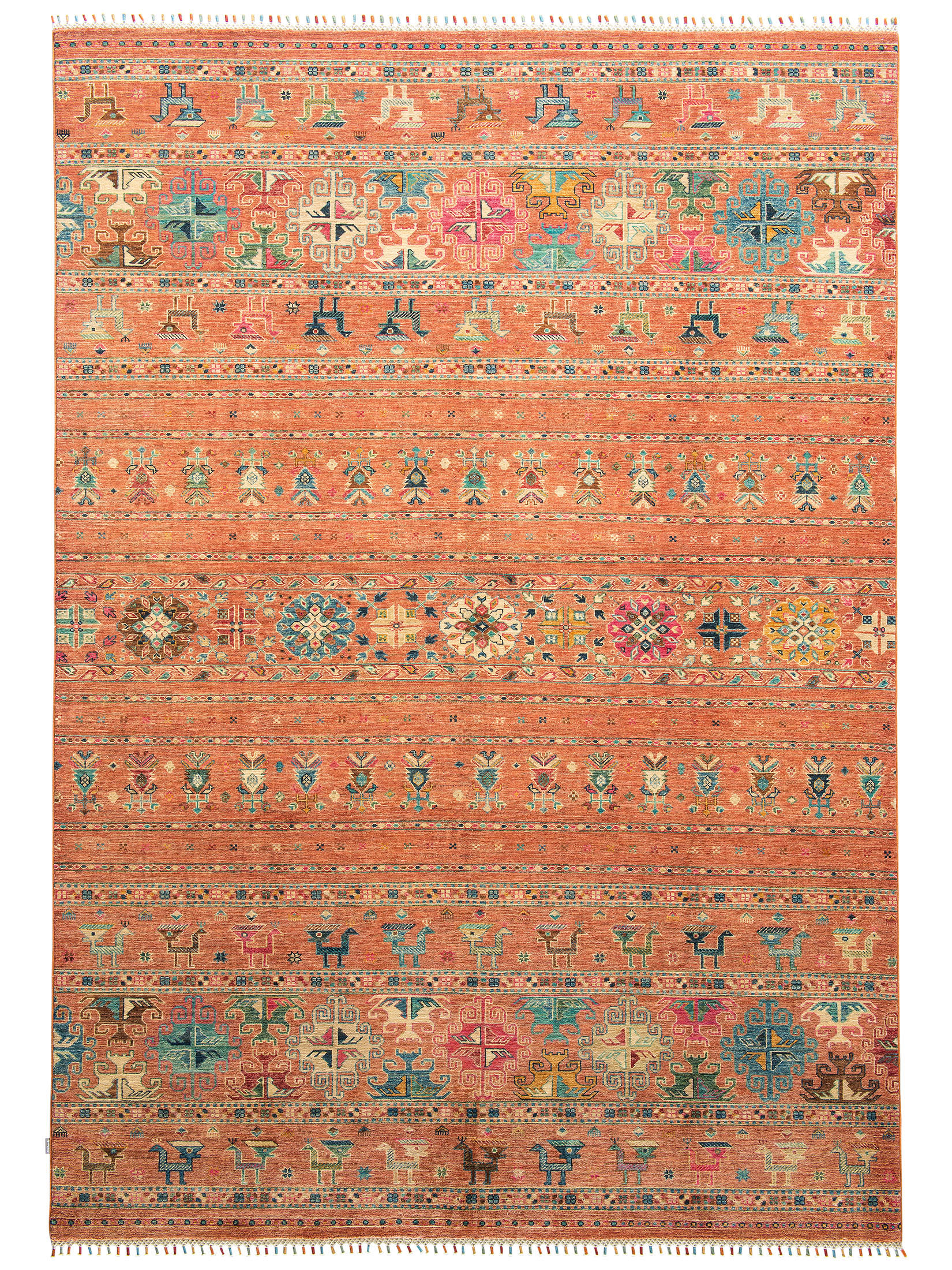 Chobi Schal ca. 213 x 304 cm, Unikat / Einzelstück
