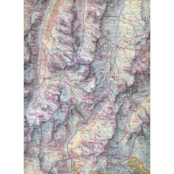 Swisstopo 1 : 50 000 Tarasp Ski - Wanderkarte