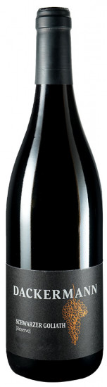 2018 SCHWARZER GOLIATH [Réserve] LAGENWEIN trocken - Weingut Dackermann
