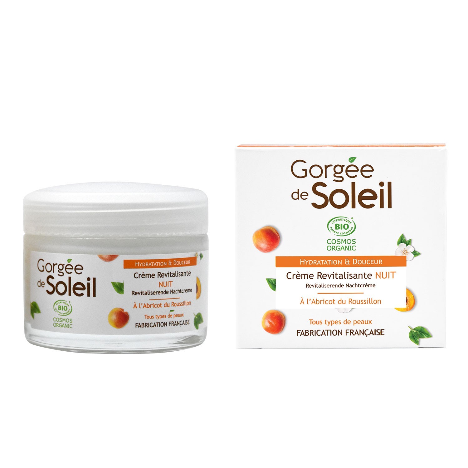 Gorgée de Soleil Rewitalizujący krem na noc z certyfikatem COSMOS ORGANIC