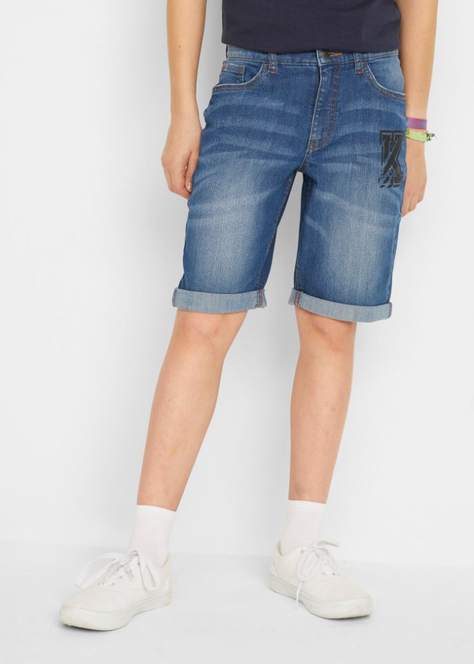Jungen Stretch-Bermuda, Slim Fit