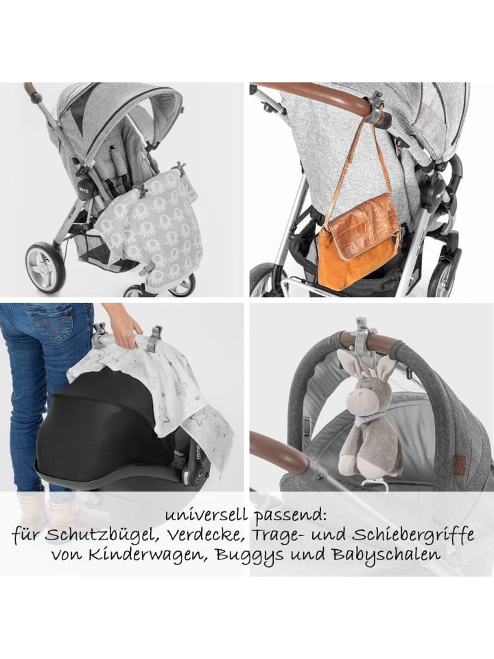 Zamboo 12-teiliges Kinderwagen-Ausstattungsset in grau,gelb günstig kaufen onesize