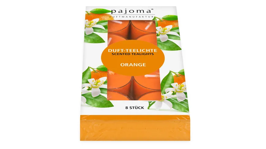 pajoma Teelichter Orange Orange